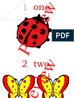 Numbers Posters  1- 10 Bug Theme