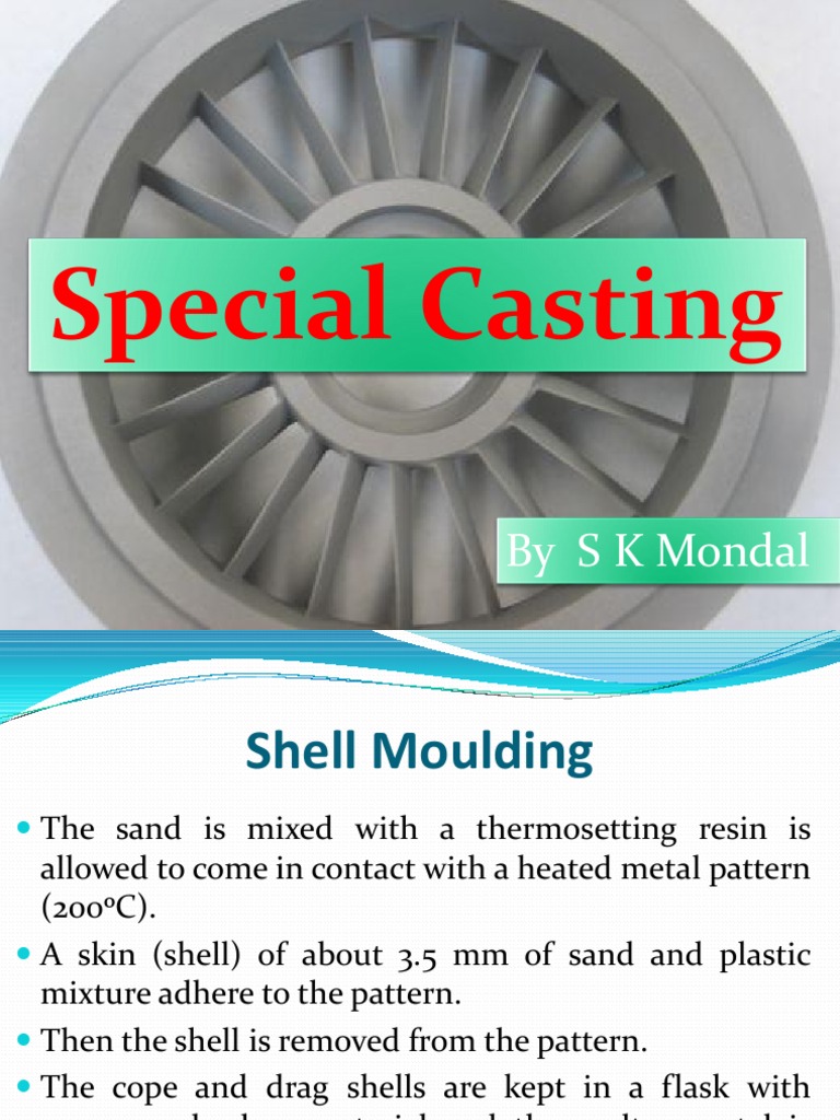 Special Casting Pdf Casting Metalworking Metalworking