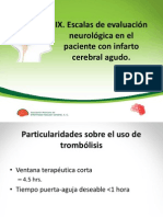 VII. Escalas de Evaluación Neurológica