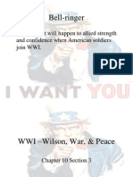 Bell-Ringer: - Predict What Will Happen To Allied Strength and Confidence When American Soldiers Join WWI