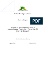 Manual de Procedimientos Del Centro Computo