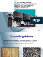 Present Ac i on Corrosion Galvanic A