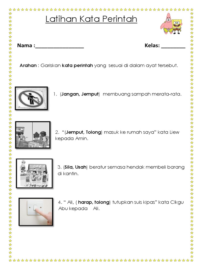 Kata Perintah Tahun 3 Latihan Wallpaper