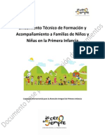 5. De formación y acompañamiento a familias de niños y niñas en Primera Infancia