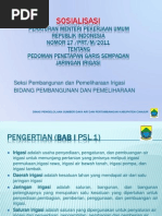 Download SOSIALISASI Permen Sempadan Irigasi by Bambang Sudrajat SN219307067 doc pdf