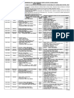 BISE Faisalabad Date Sheet Inter Annual 2014