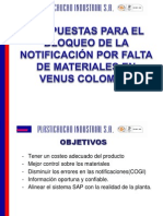 Bloqueo de Notificacion Propuestas Venus Colombia