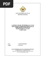 Download 03 LHP Kepatuhan Kemenag 2011 by Indon Sinaga SN219317329 doc pdf