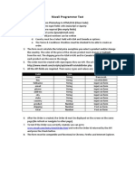 Niwali Programmer Test Form Validation and Order Creation