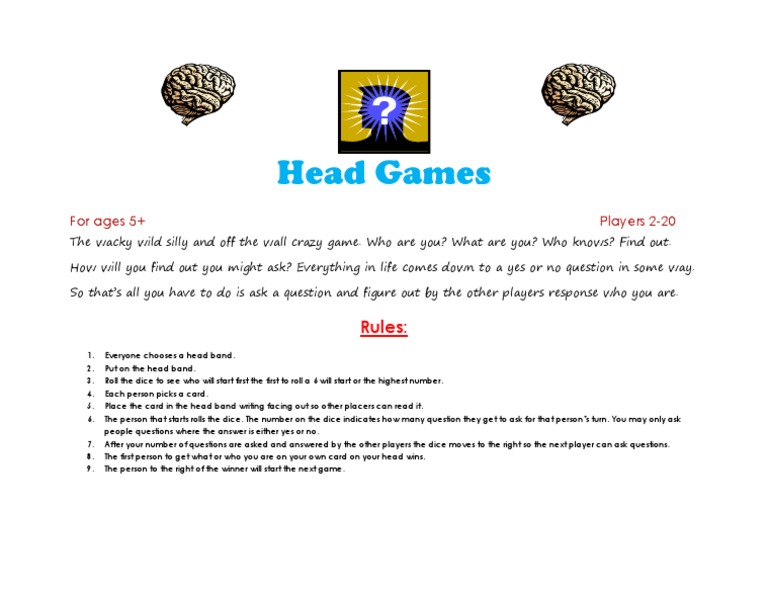 Head Games2 | PDF