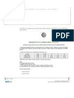 Cut-Offs For Personal Interview (PI) and Written Ability Test (WAT) For The PGP Batch (2014-2016)