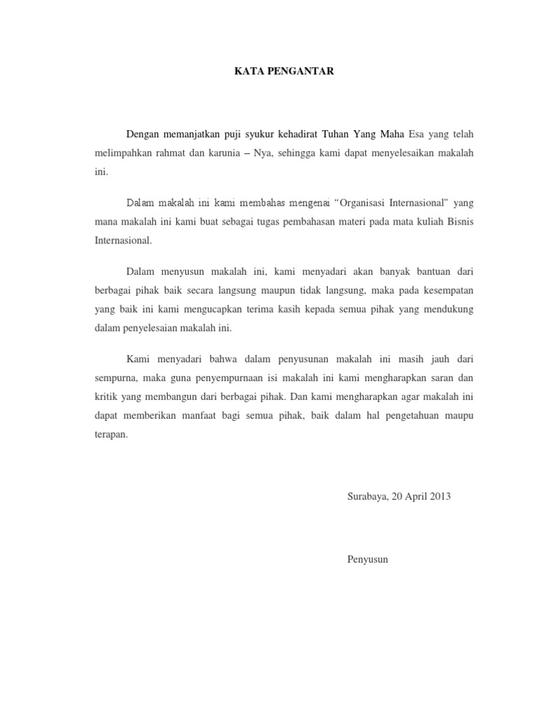Makalah Organisasi Internasional