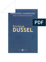 Enrique Dussel - Posmodernidad y Transmodernidad (1999)