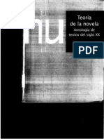 Teoría de La Novela. Antología de Textos Del Siglo XX