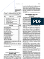 Código Regulamentar e Tabela de Taxas Do Município de Odemira