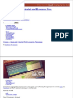 Create A Clean and Colorful Web Layout in Photoshop