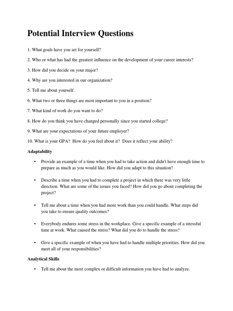 Interview Questions Applied Psychology Behavioural Sciences