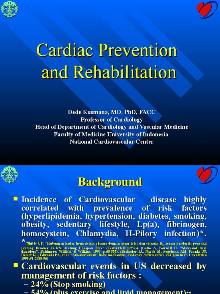 Cardiac Prevention and Rehabilitation Insights | PDF | Coronary Artery ... - Saving Interventions For Cardiac