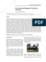 V2N1 p035 p042 Studi Struktur Dan Konstruksi Bangunan Tradisional Rumah Pencu' Di Kudus