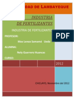 Industria de Fertilizantes