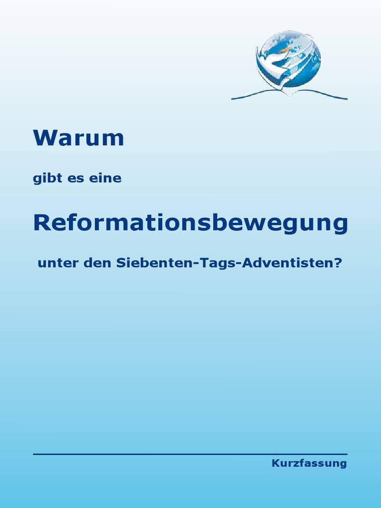 Warum Gibt Es Eine Reformationsbewegung Eine Reformgemeinde - 
