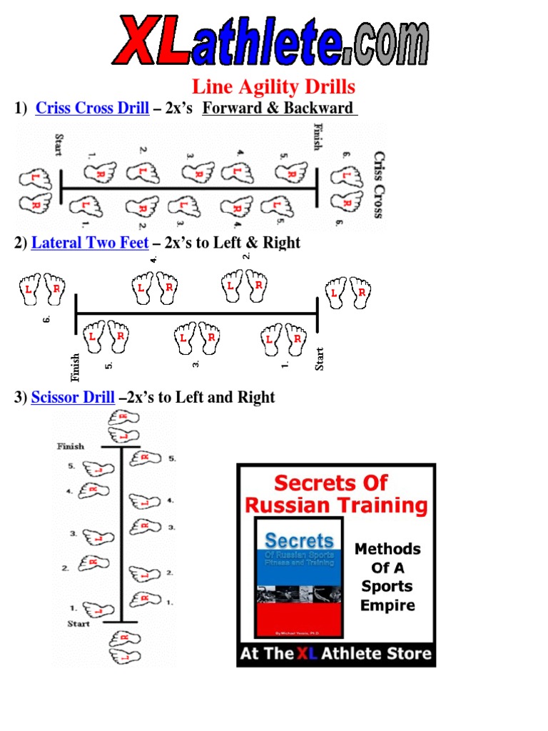 Drill Sheet Line Agility Drills