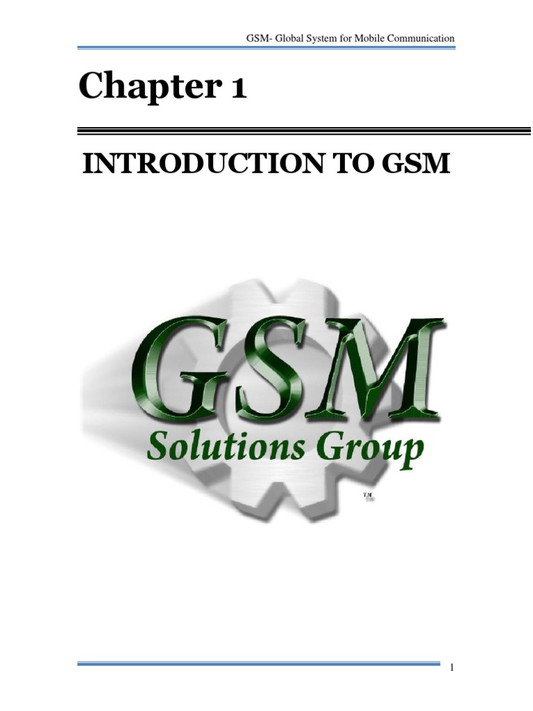 GSM Report Full | PDF | Gsm | Cellular Network