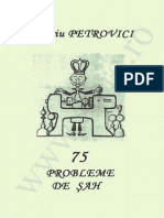 Stere Sah Istoria Sahului 2007 Petrovici 75 Probleme