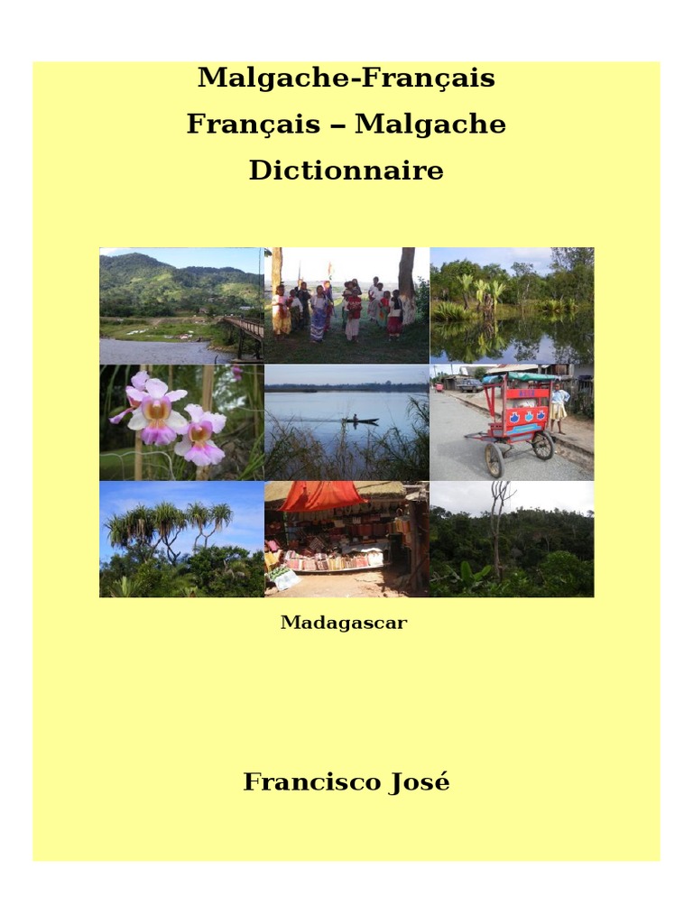 Dictionnaire Malgache-Français Complet | PDF | Nom (grammaire