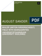 August Sander Notes