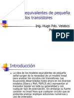 Modelos equivalentes de pequeña señal de los transistores