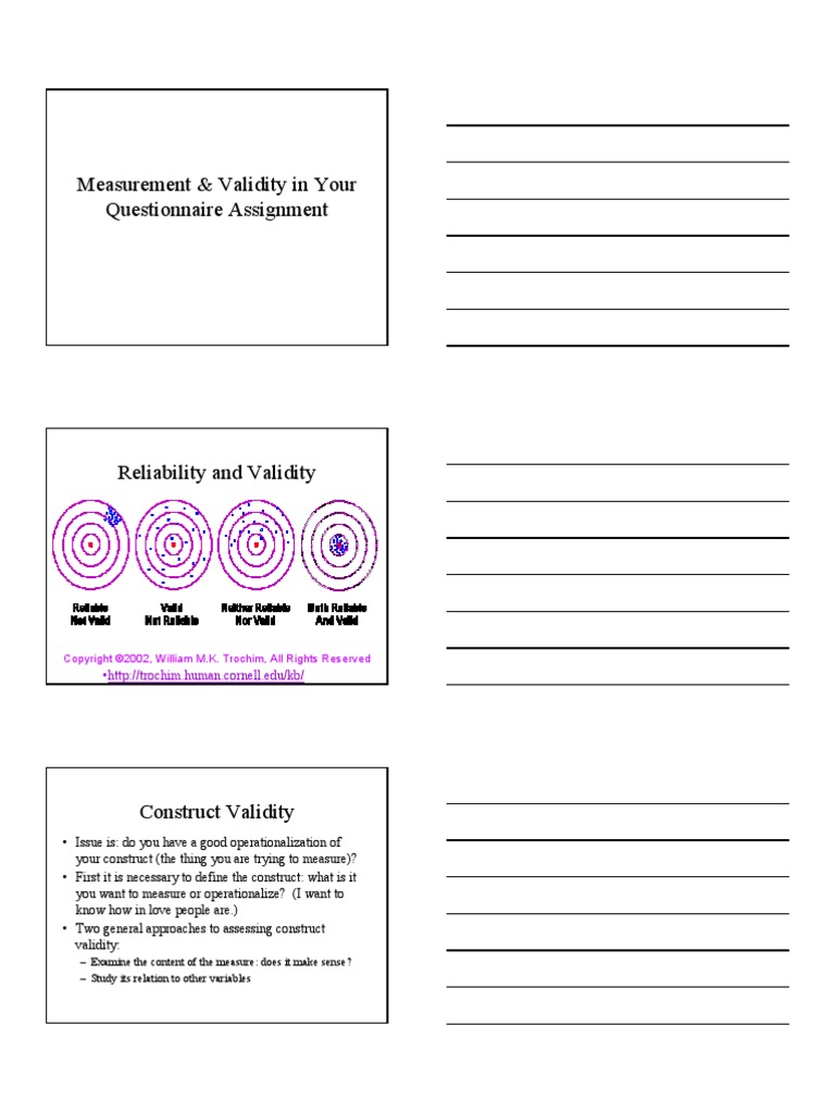Measurement Validity Pdf