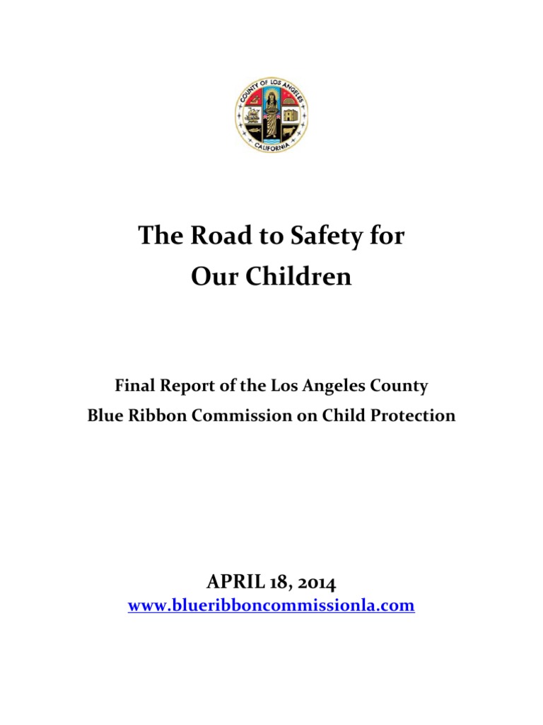 Blue Ribbon Commission on Child Protection Report Child Protective