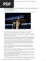 ´A máscara que usamos no Facebook é a mesma que usamos na vida´, diz Calligaris _ INFO