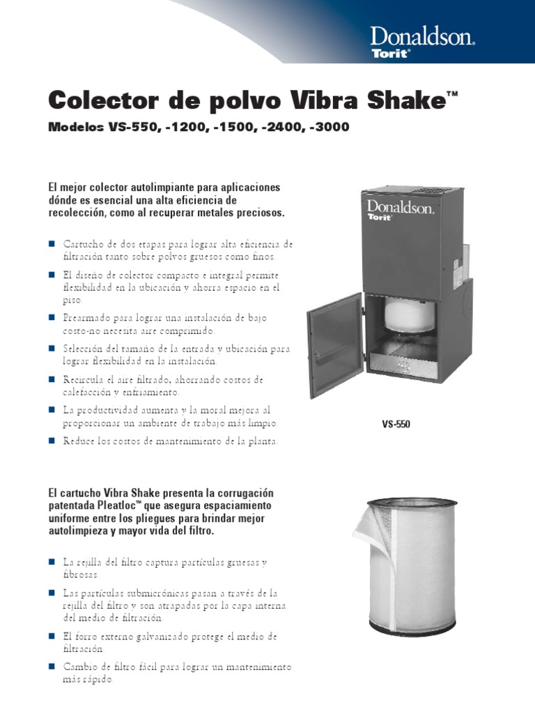 Colector Vibra Shake PDF Equipo químico Ingeniería Química