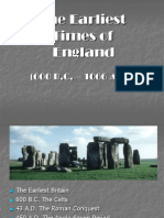 The Earliest Times of England: (600 B.C. - 1066 A.D.)