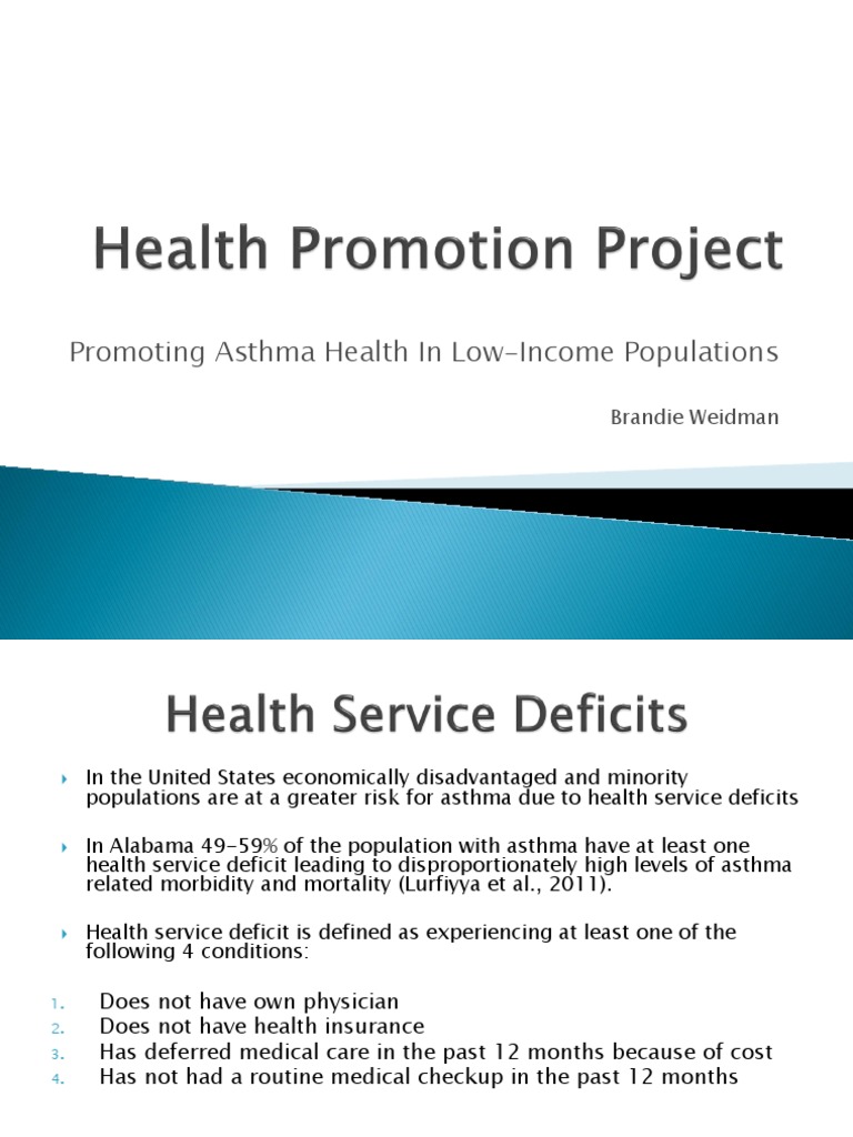 Asthma Management for Low-Income Patients | PDF | Asthma ...