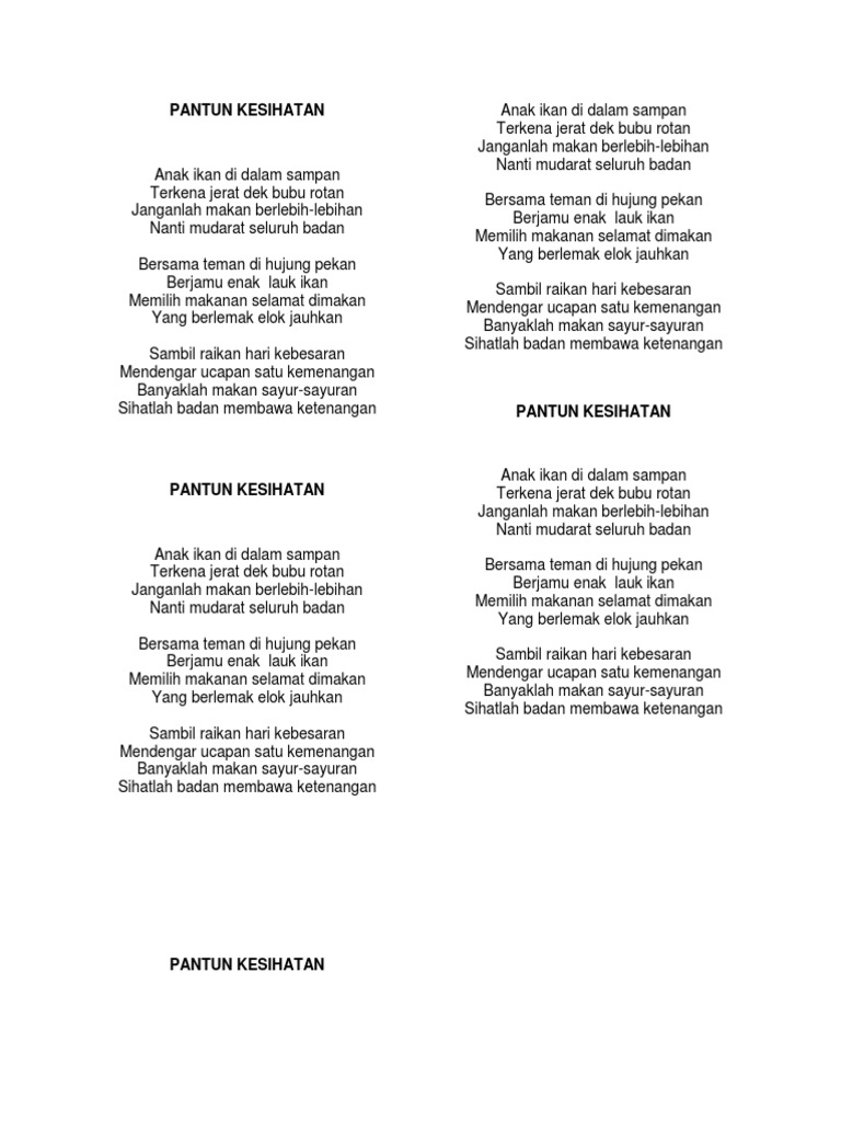 Pantun Kesihata1 Pdf