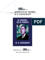 El Abismo en el Tiempo - H. P. Lovecraft.doc