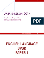 UPSR English 2014