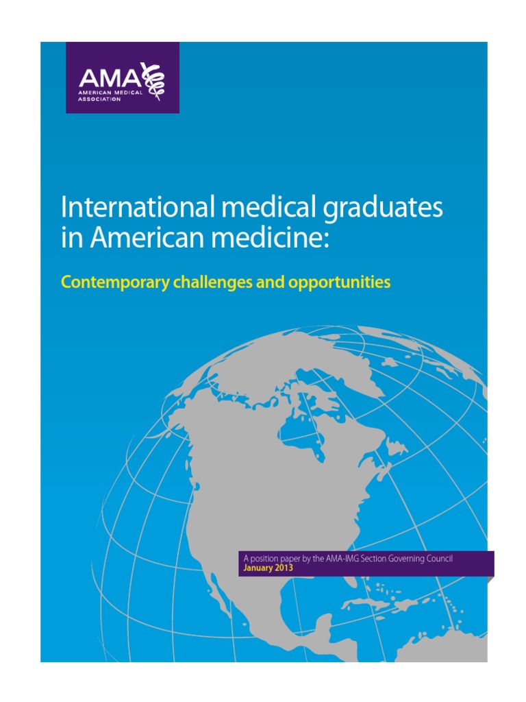 International Medical Graduates in American Medicine | PDF | Medical ...