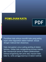 Pemilihan Kata