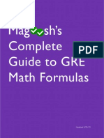  GRE Math Formula 