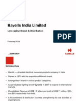 Havells India Leverages Brand and Distribution Strength