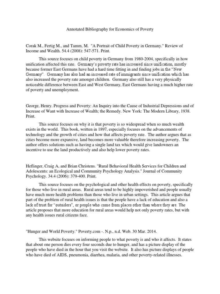 Conclusion of poverty image