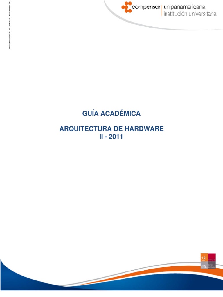 Guia Acadmica de Arquitectura de Hardware | PDF | Hardware de la ...