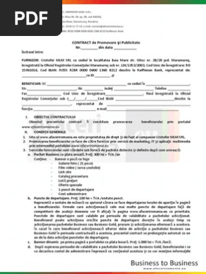 Model Contract De Colaborare