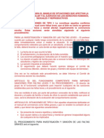 Procedimiento para El Manejo de Situaciones Que Afectan La Convivencia Escolar y El Ejercicio de Los Derechos Humanos