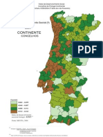 Mapa IDH Portugal 2004