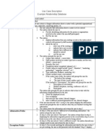 Use Case Description Example